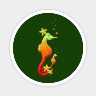 Colorful Sea Horse Magnet